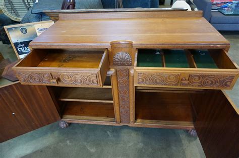 Get directions, reviews and information for valley oak flooring and cabinet in woodland hills, ca. ANTIQUE OAK CARVED SERVING CABINET - Big Valley Auction