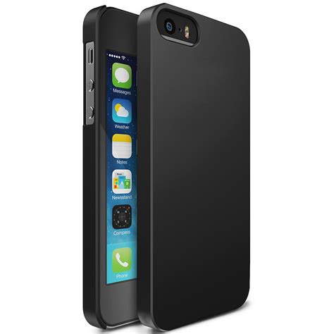 Polysnap Hard Case For Apple Iphone 5s Se 1st Gen Black