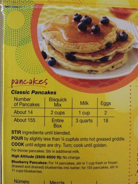 Easy Bisquick Pancake Recipe