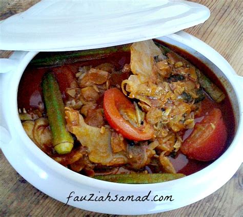 10 buah cabe hijau besar (potong serong). FauziahSamad.com: KARI KEPALA IKAN TANPA SANTAN/SUSU