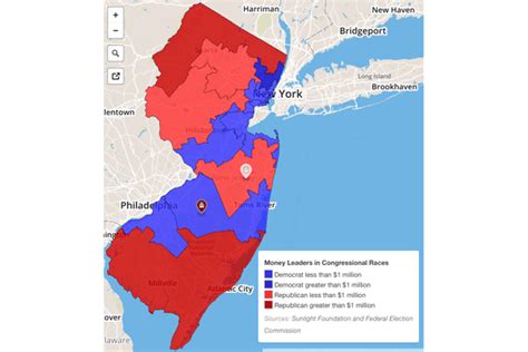 New Jerseys Congressional Races Mapping The Money Nj Spotlight News