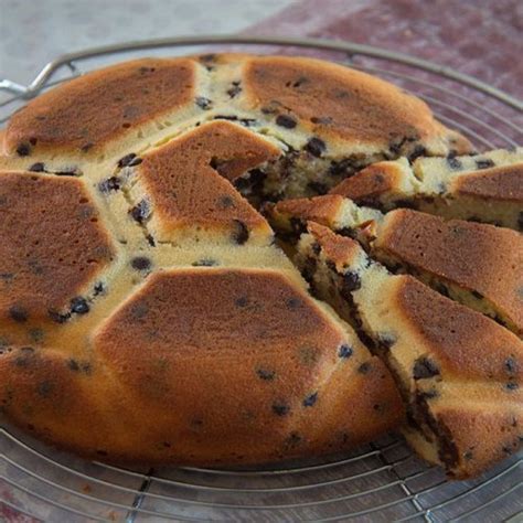 Cake au fromage blanc et aux pépites de chocolat