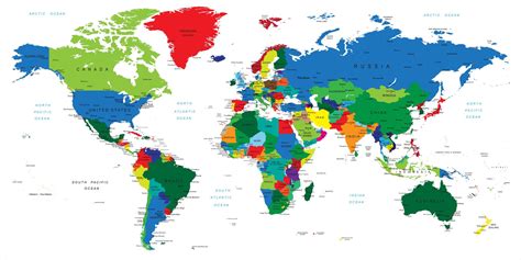 Cartina Politica Del Mondo Cartina Geografica Mondo