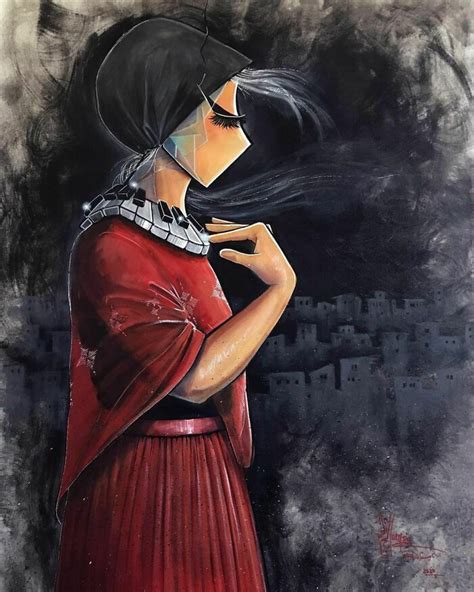 Touching Artworks From Afghanistans First Female Street Artist