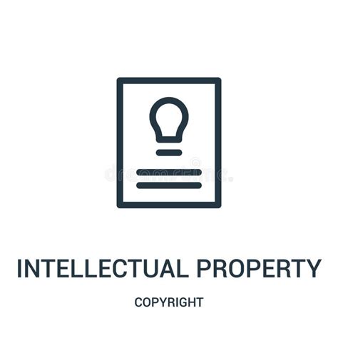 Patent Icon Vector From Copyright Collection Thin Line Patent Outline