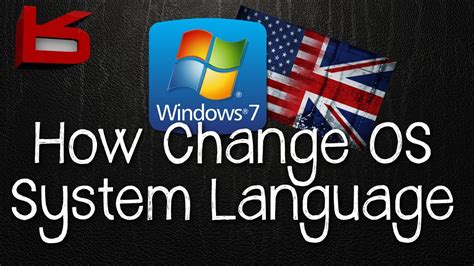 Easily Change Windows 7 System Language Youtube