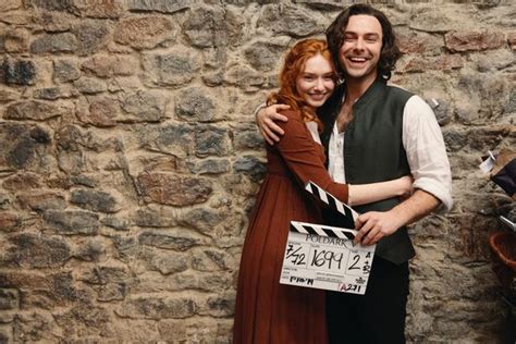 Poldarks Aidan Turner Spent Last Day On Set In Bed With Eleanor