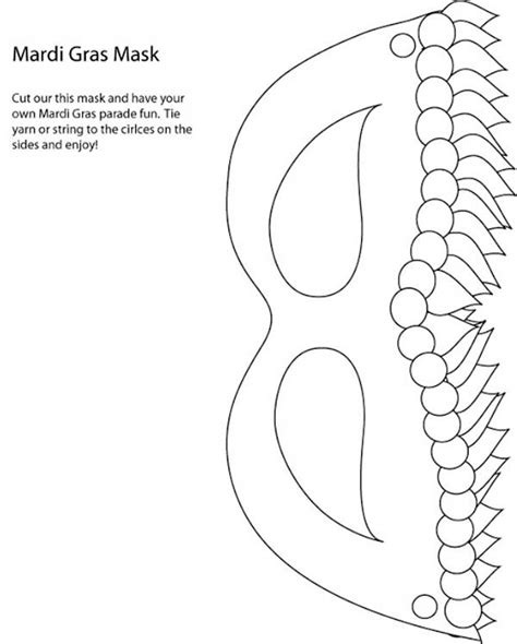 Download and print these mardi gras masks coloring pages for free. Printable Mardi Gras Mask For The Fest Coloring Page ...