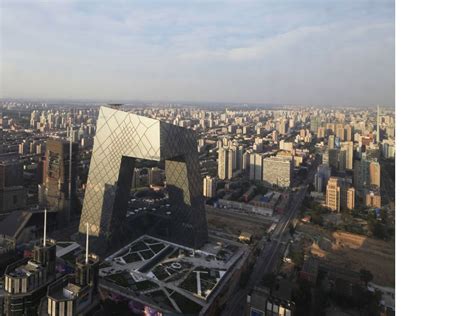 Omarem Koolhaas Cctv Building In Beijing Floornature