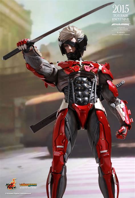 Hot Toys 16 Metal Gear Rising Revengeance Vgm19 Raiden Inferno Armor