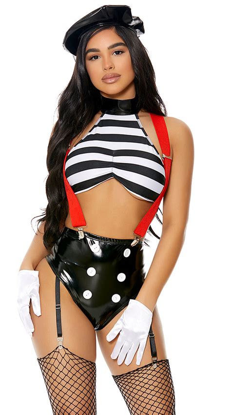 Leave Them Speechless Costume Sexy Mime Costume