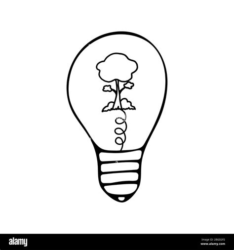 Lightbulb Bush Stock Vector Images Alamy