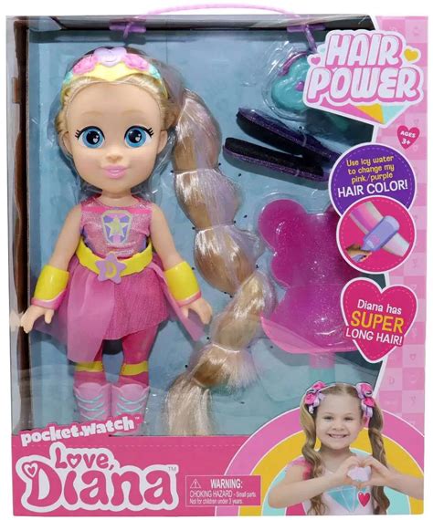 Love Diana Hair Power 13 Doll Set Head Start Toywiz