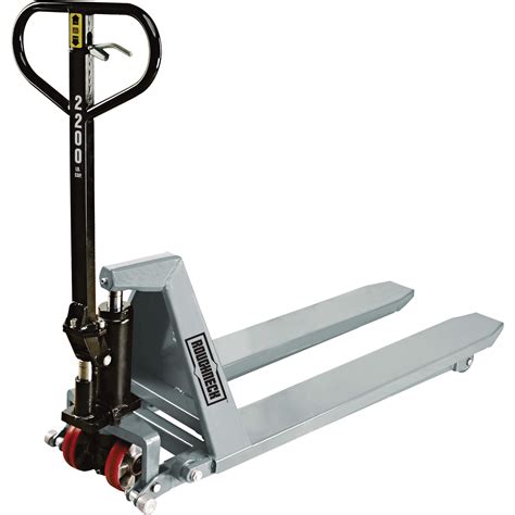 Roughneck High Lifting Hydraulic Pallet Truck — 2200lb Capacity