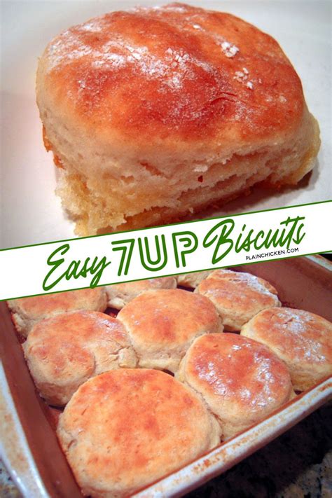 Easy 7up Biscuits Only 4 Ingredients Plain Chicken Biscuit Recipe