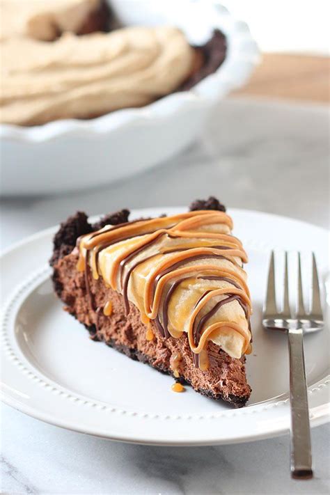 Best chocolate & peanut butter mousse. Chocolate Peanut Butter Caramel Mousse Pie - Handle the ...