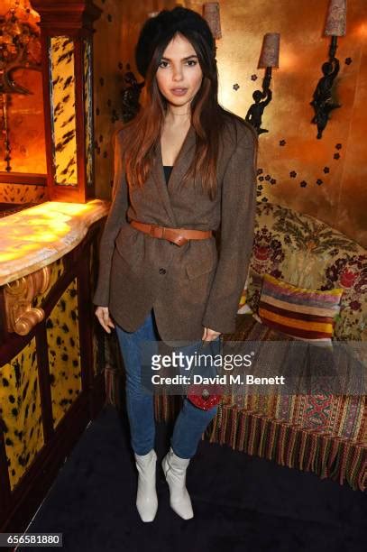 Edie Campbell And Kurt Geiger Flash Dinner Foto E Immagini Stock