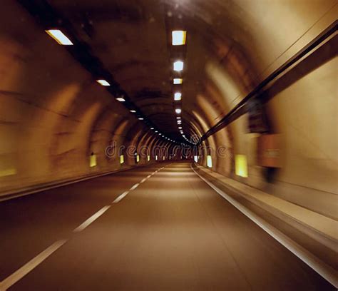 Highway Tunnel Italy Stock Photo Image Of Road Blur 59079838