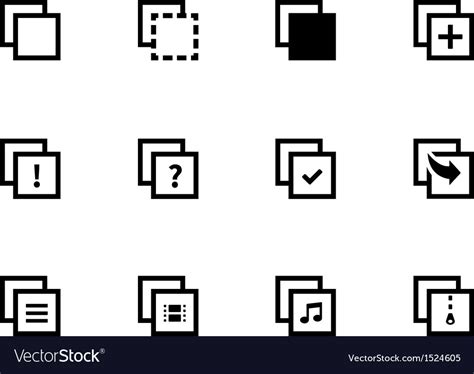 Copy Paste Icons For Apps Web Pages Royalty Free Vector