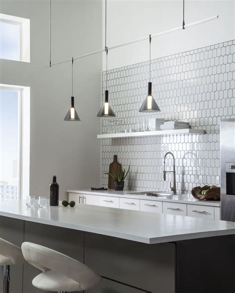 Under cabinet lighting, wall lamps, recessed lighting, track lighting system can be installed for both functional and decorative purposes. Pin by Susan Faulhaber on Laura | Track lighting kitchen ...