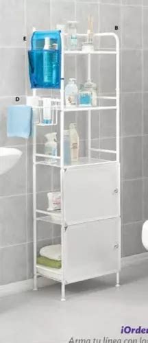 Mueble Para Baño Rack 5 Contempo Wc Meses Sin Interés