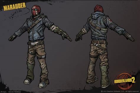 Borderlands 2 Concept Art Bandit Borderlands 2 Marauder Bandit