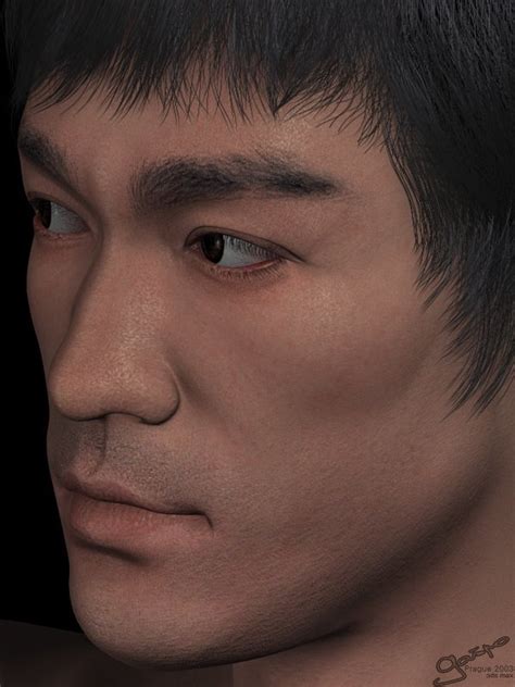 Bruce Lee Face By Gaspo