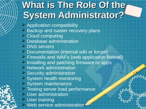 what is the role of the system administrator nixcraft