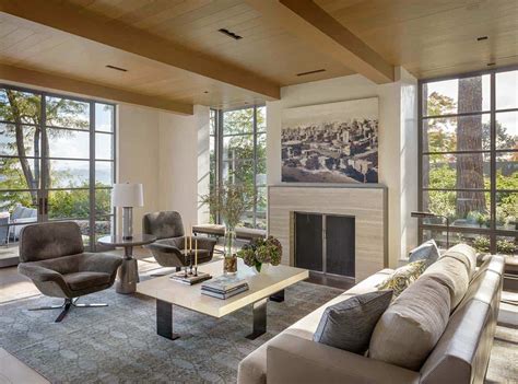Architect javier robles helps renovate an east hampton house for a pair of art collectors. Contemporary shingle style house on the shores of Lake ...