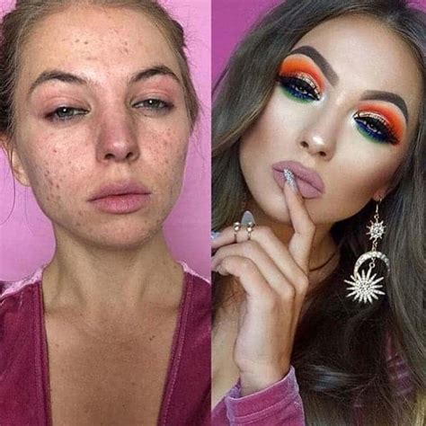 20 Amazing Before And After Makeup Transformations