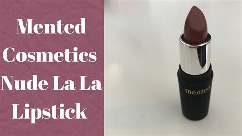 Mented Cosmetics Nude La La Lipstick Swatch And Review Spectacular