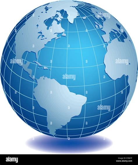 Vector Illustration Of World Globe Stock Vector Image And Art Alamy