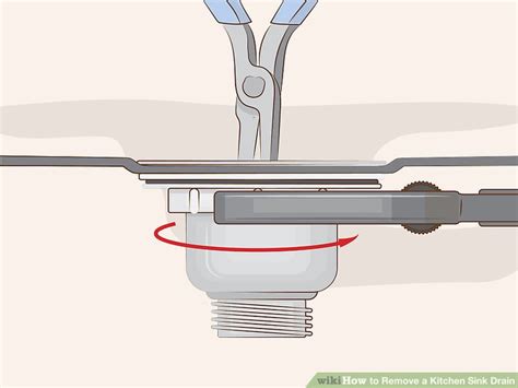 Let the sink parts soak for 10 minutes then remove them from the water. How to Remove a Kitchen Sink Drain: 13 Steps (with Pictures)