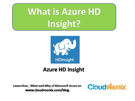What Is Azure Hd Insights