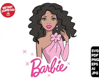 Detail Black Barbie Clipart Koleksi Nomer 7