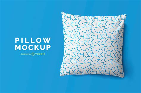 Throw Pillow Mockup Design Vector Download