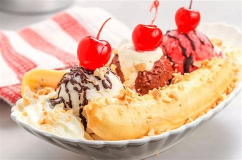 Baskin Robbins Banana Split Recipe For The Delicious Dessert Tourn Cooking Food Recipes