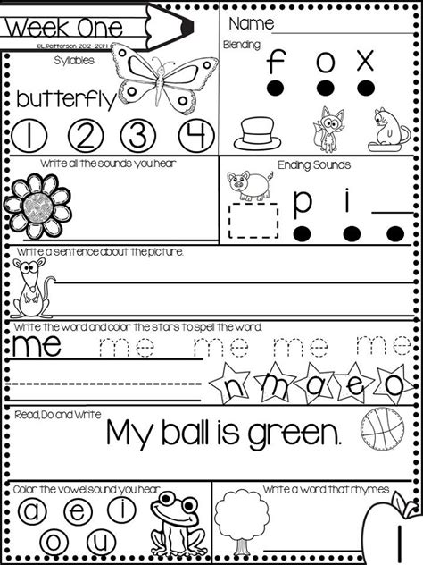Free School Work Sheets | Activity Shelter