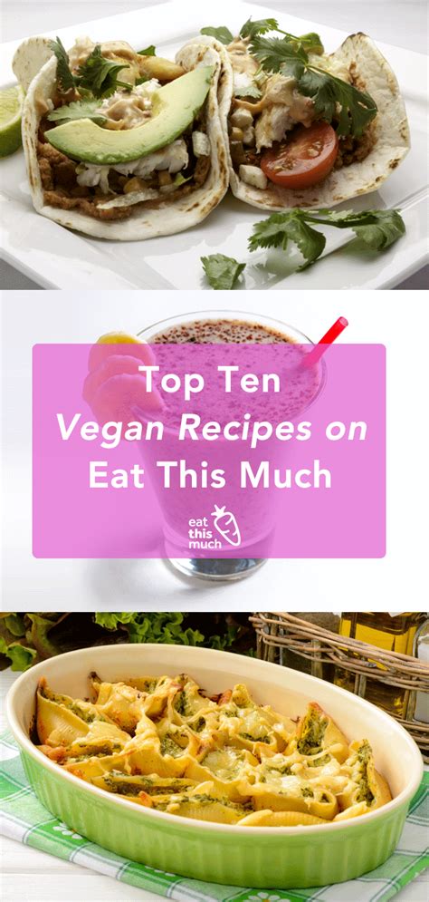 Top 10 Vegan Recipes On Eat This Much Eat This Much Blog