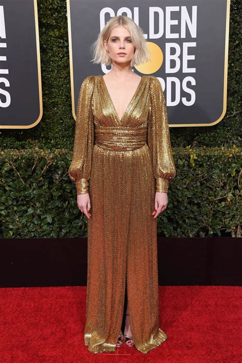 Lucy Boynton 2019 Golden Globe Awards Red Carpet Celebmafia
