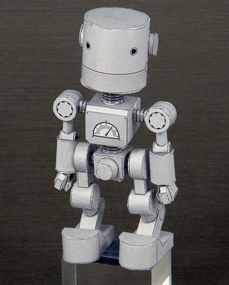 Chibirobo Papercraft Shorty Robot Free Papercraft