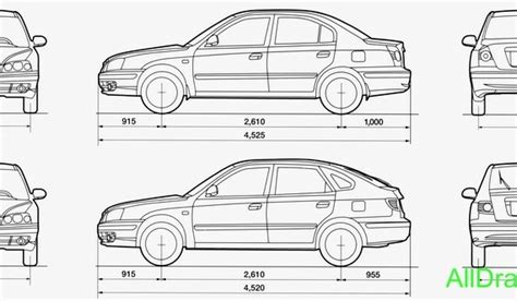 Hyundai Elantra 2003 Hyendai Elantra 2003 Drawings Drawings