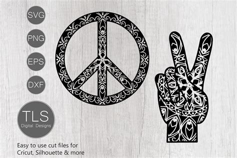 Peace Sign Svg Peace Svg Peace Sign Cricut Peace Sign Cut Etsy