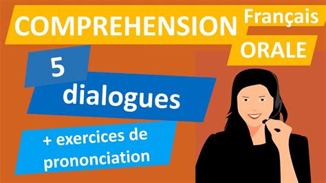 5 Dialogues En Français Niveau A2 B1 Compréhension Et Prononciation