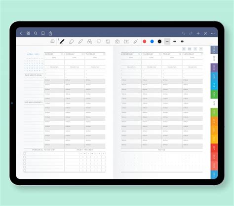 Ultimate Digital Daily Planner For Goodnotes Notability Xodo