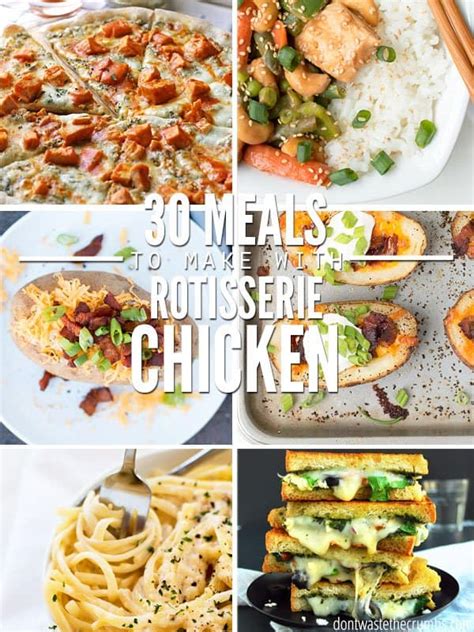 That's good, because it certainly has a lot of ingredients: 38 Healthy Meals You Can Make with a Rotisserie Chicken