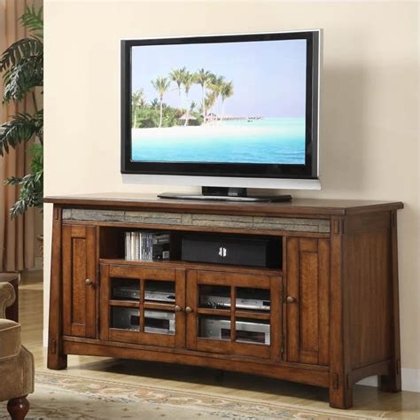 Maybe you would like to learn more about one of these? Riverside Furniture Craftsman Home 62 Inch TV Stand in ...