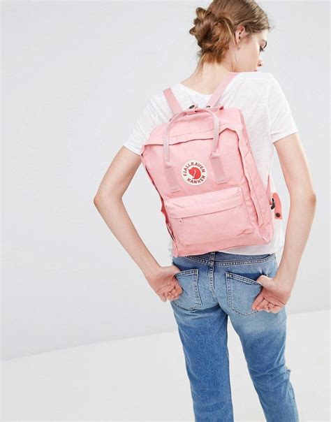 Image 3 Of Fjallraven Classic Kanken In Pastel Pink Fjallraven Kanken