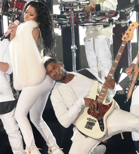 Usher Gives Good Reason For Smacking Nicki Minajs Butt The Rickey