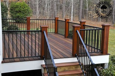 Metal can be a great choice for a simple deck railing design that recedes into the background of a space. 25+ Well Designed Deck Railing Ideas for your Beautiful ...